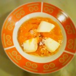 Na Cozinha: Sopa de abóbora moranga com coco