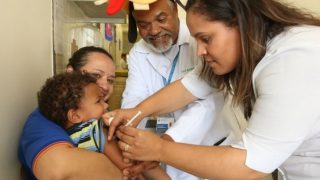 Mais de 90% das crianças foram vacinadas contra sarampo e poliomielite