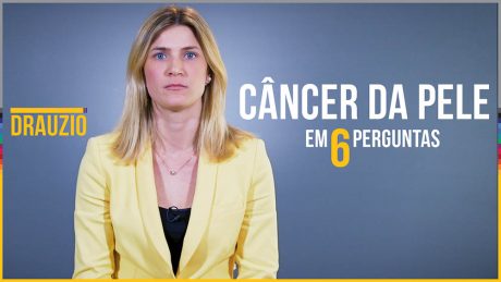 Thumbnail do quadro "Em X Perguntas" com a dermatologista Jade Cury Martins sobre câncer de pele.